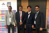 Dr Ankit (extreme left) and Dr. Rashid (extreme right)  Alumni of the department with Dr, Admani and the chief examiner